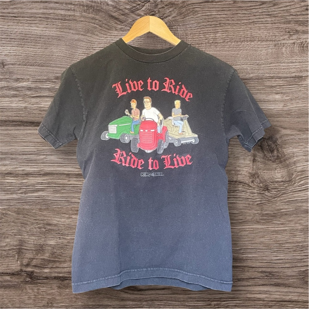 Kids Black King of the Hill Graphic Tee